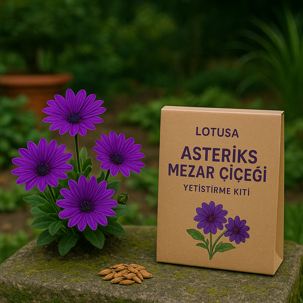 LOTUSA ® ASTERİKS MEZAR ÇİÇEĞİ YETİŞTİRME KİTİ