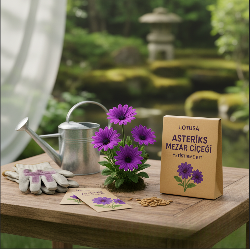 LOTUSA ® ASTER FLOWER GROWING KIT